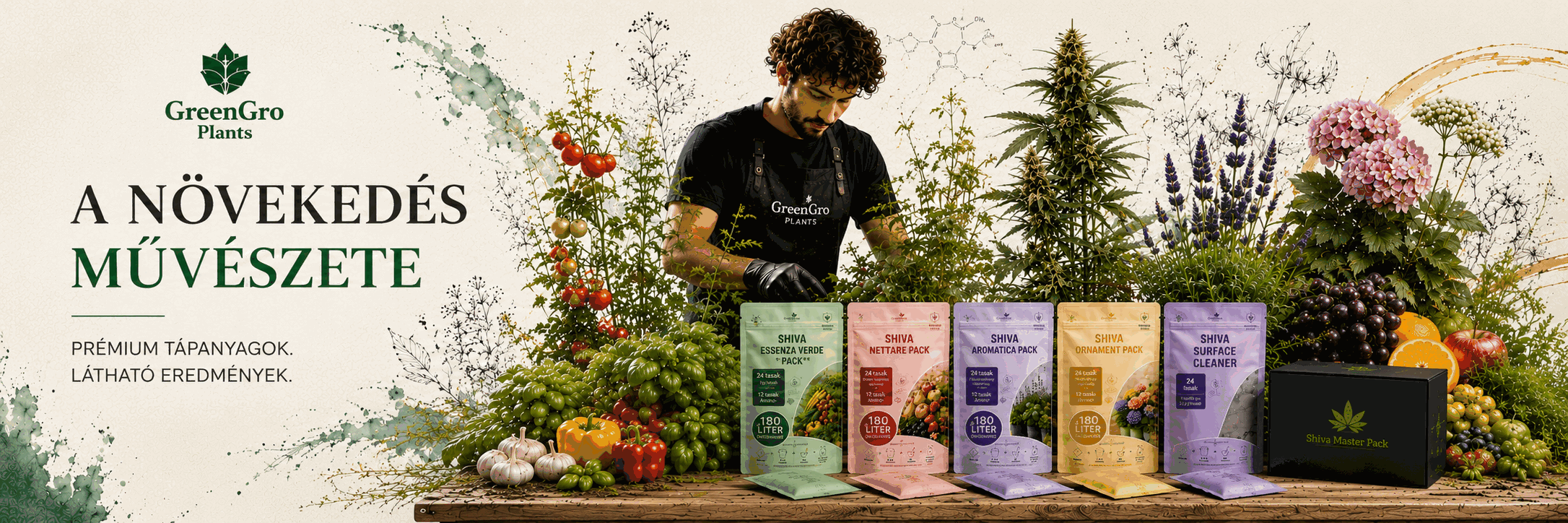 GreenGro Plants – prémium növénytápanyagok